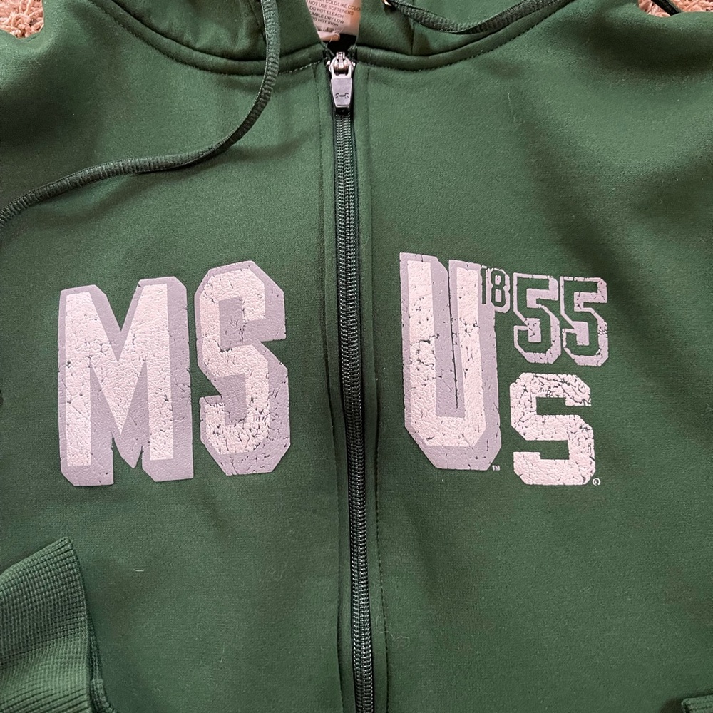 Size L MSU hooded sweatshirt